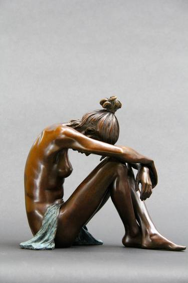 Original Figurative Women Sculpture by Michael James Talbot