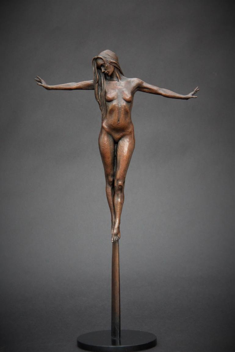 Original Figurative Nude Sculpture by Michael James Talbot