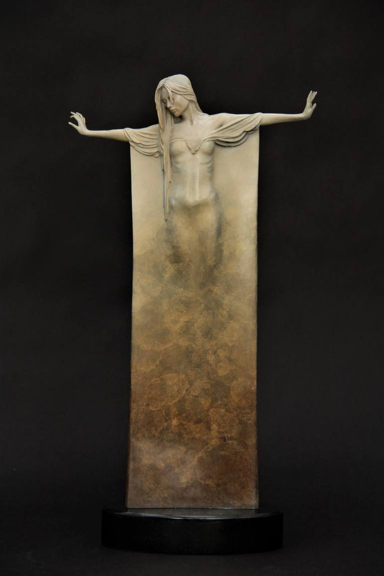 Original Figurative Women Sculpture by Michael James Talbot