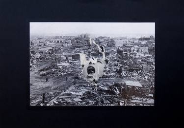 Original Surrealism Mortality Collage by Erwan Soyer