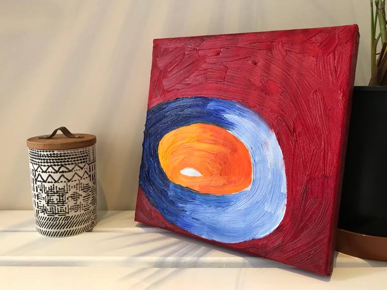 Original Abstract Expressionism Abstract Painting by Christof Welsby