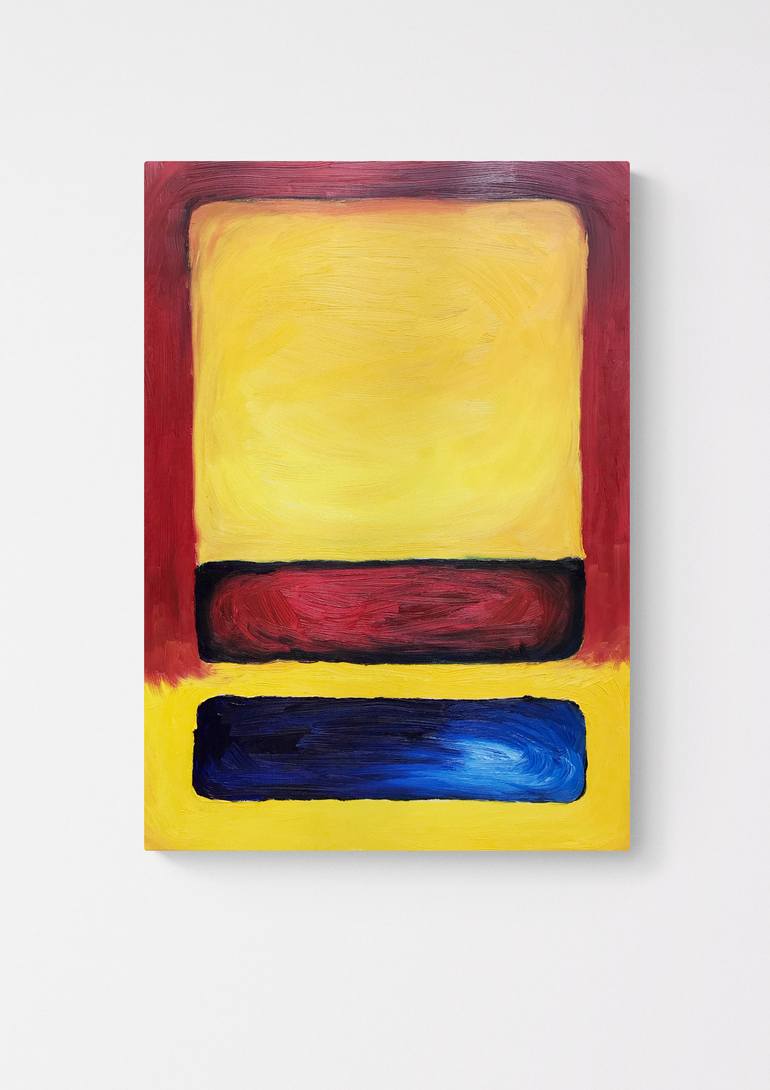 Original Abstract Expressionism Abstract Painting by Christof Welsby