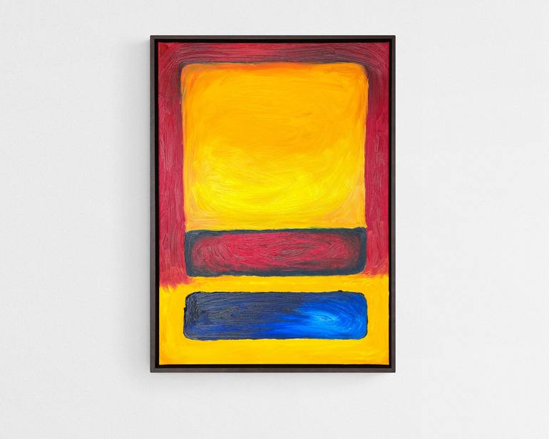 Original Abstract Expressionism Abstract Painting by Christof Welsby