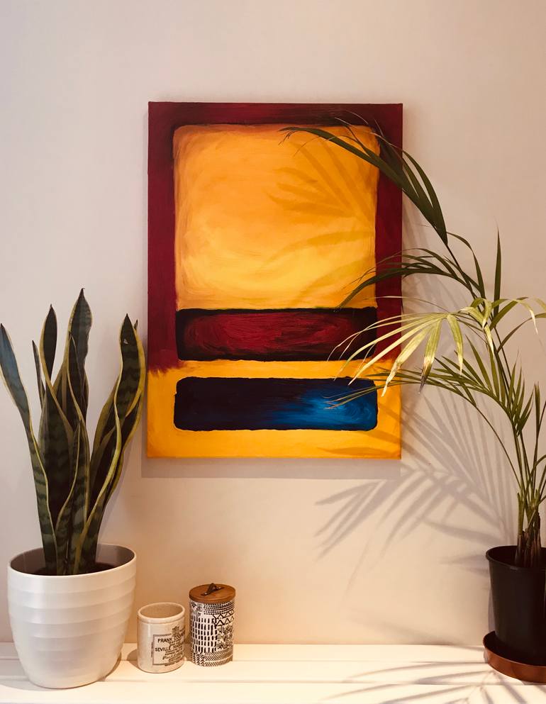 Original Abstract Expressionism Abstract Painting by Christof Welsby