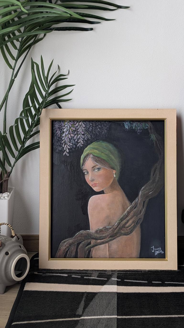 Original Figurative Women Painting by Joseph Abalos