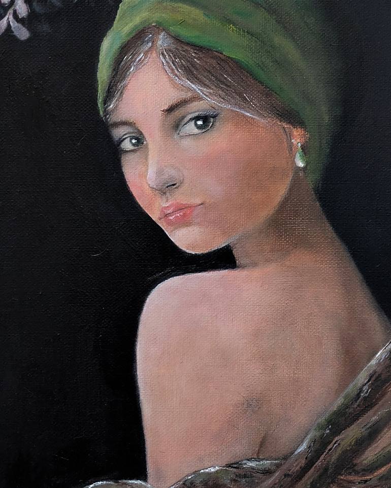Original Figurative Women Painting by Joseph Abalos