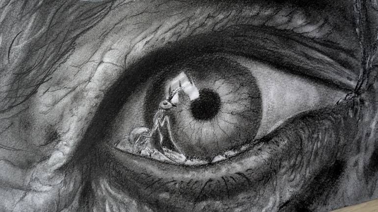 Original Figurative Nature Drawing by Joseph Abalos