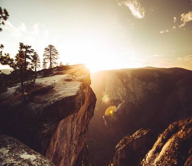 taft point at the yosemite national park thumb