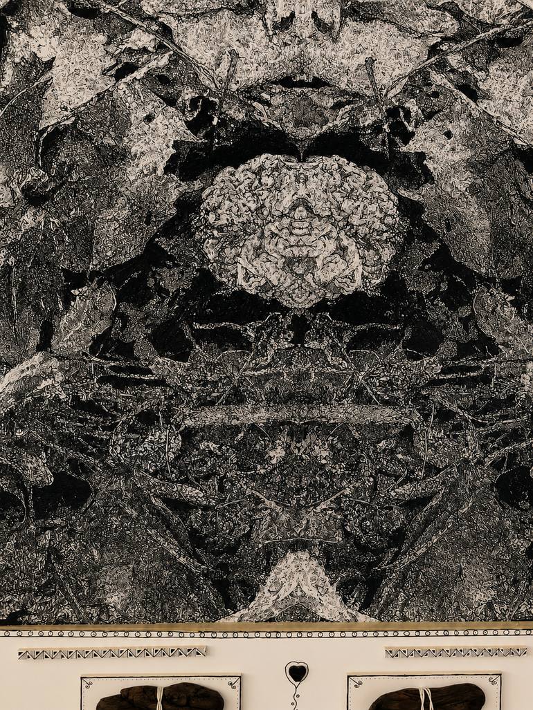 Original Surrealism Nature Drawing by - Meichelus