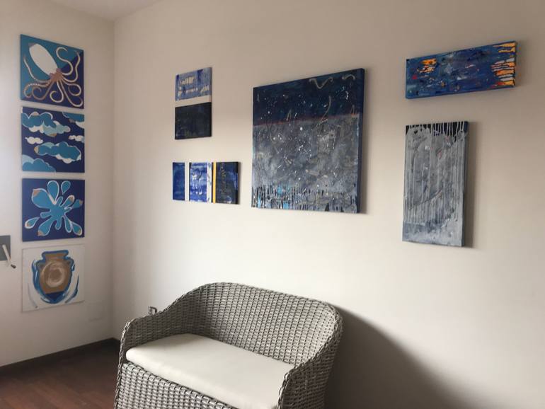 Original Abstract Expressionism Abstract Painting by Giancarlo De Luca