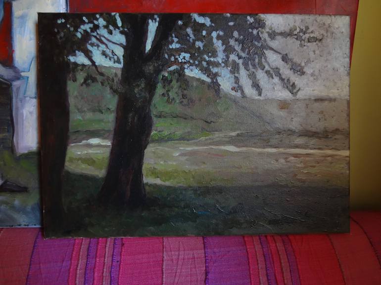 Original Impressionism Landscape Painting by Cosmin Tudor Sîrbulescu