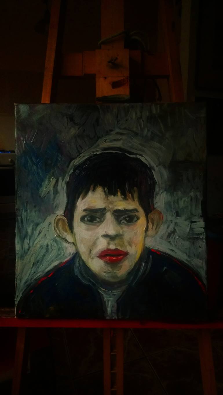 Original Portrait Painting by Cosmin Tudor Sîrbulescu