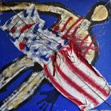 The Falling Man 9/11 Painting by Rogério Freitas | Saatchi Art