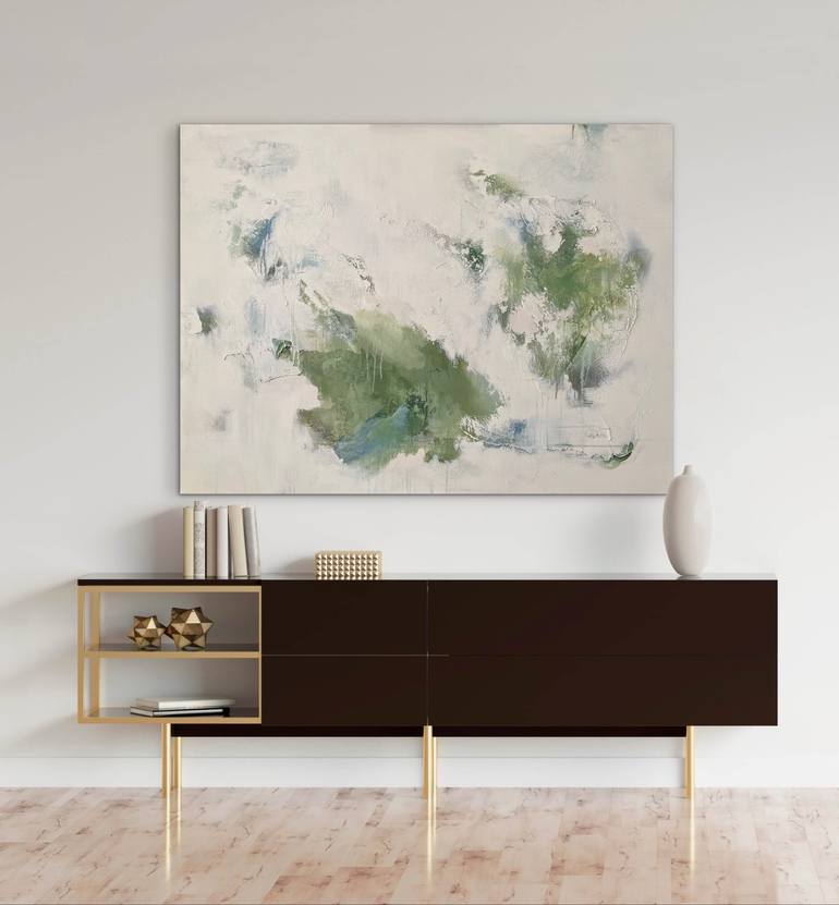 Original Abstract Expressionism Abstract Painting by Kelly Silver