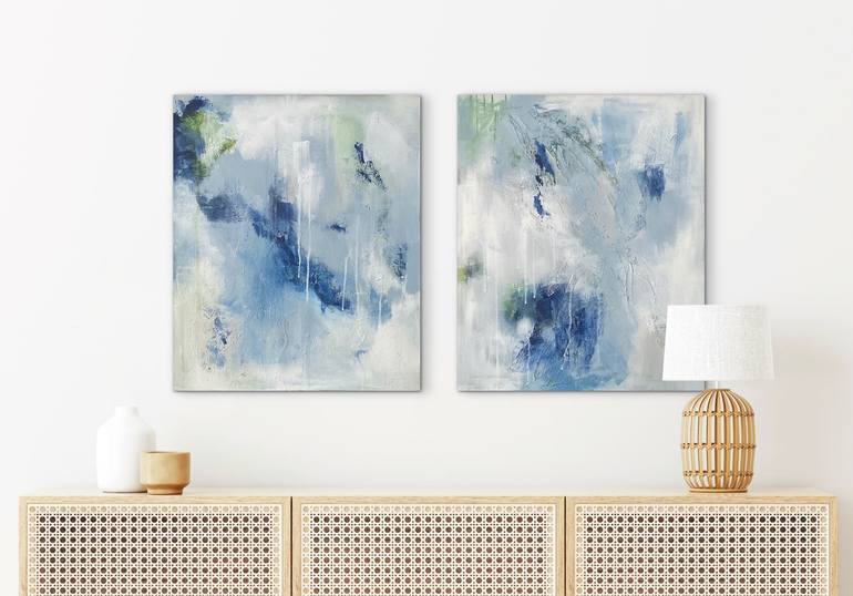 Original Abstract Expressionism Abstract Painting by Kelly Silver