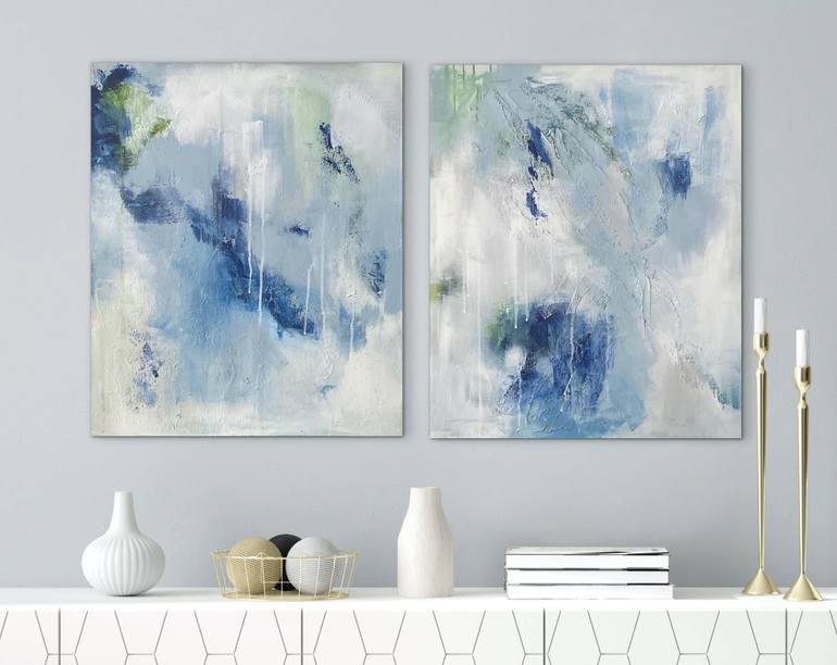 Original Abstract Expressionism Abstract Painting by Kelly Silver