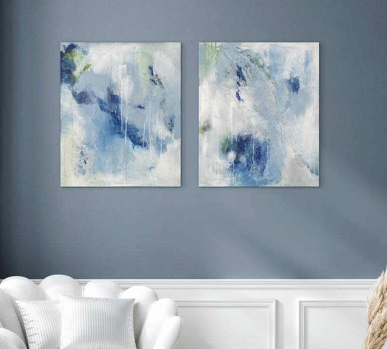Original Abstract Expressionism Abstract Painting by Kelly Silver