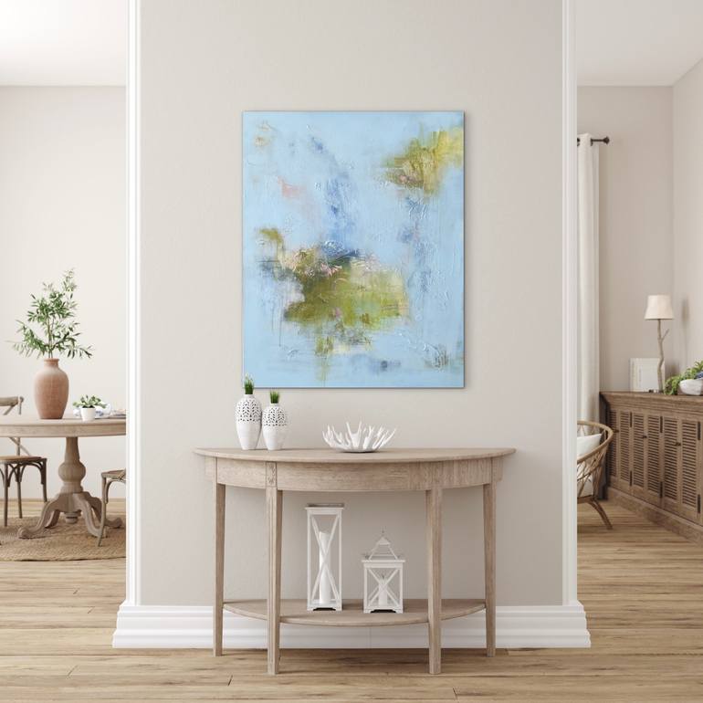 Original Abstract Botanic Painting by Kelly Silver