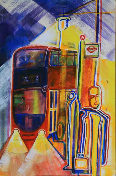 Print of Expressionism Transportation Paintings by Cliff Moppett
