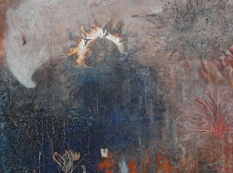 Original Contemporary Animal Painting by Lina Syu