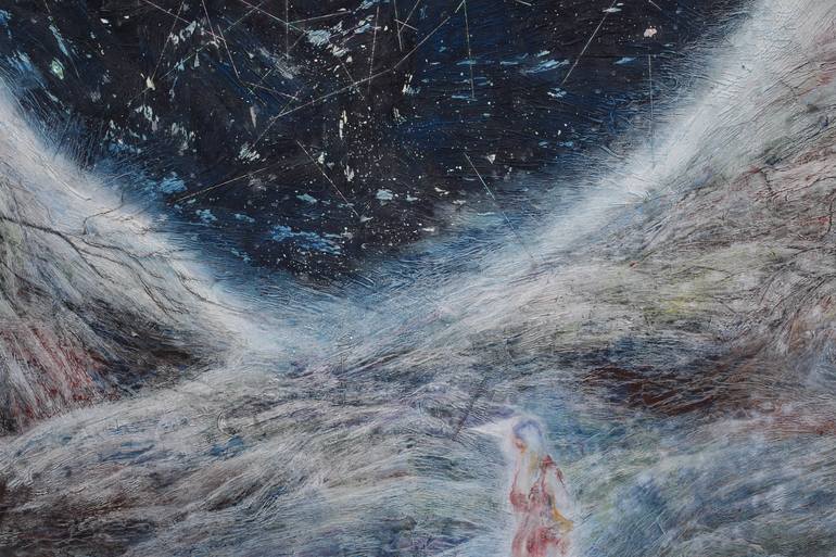 Original Symbolism Fantasy Painting by Lina Syu