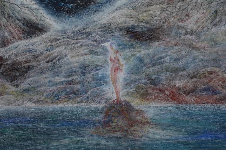 Original Symbolism Fantasy Painting by Lina Syu