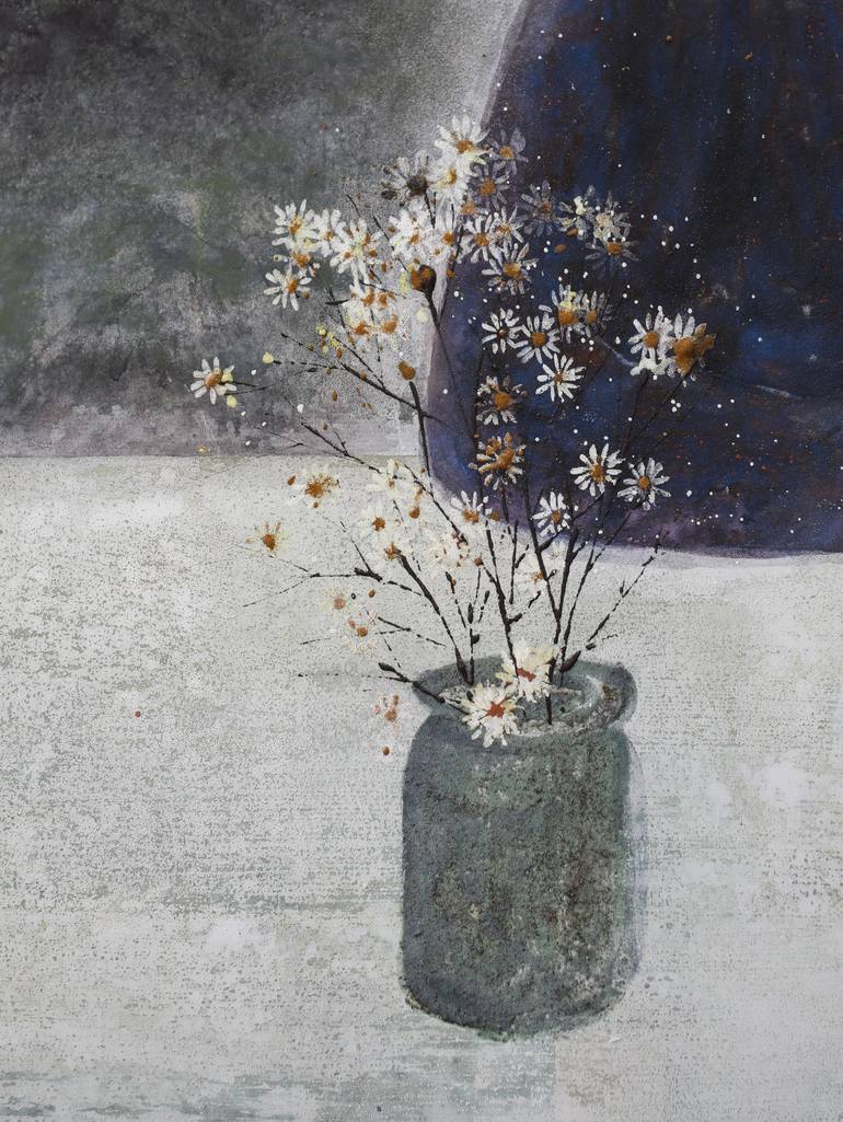 Original Figurative Rural Life Painting by Lina Syu