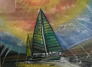 Print of Expressionism Boat Paintings by Cice Rivera