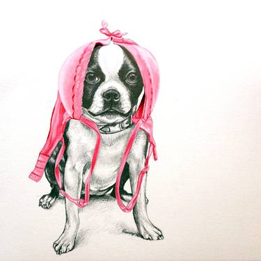 Print of Dogs Drawings by Courtney Kenny Porto