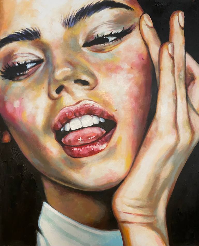Anya Painting By Thomas Saliot Saatchi Art Anya Painting By Thomas Saliot Saatchi Art
