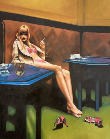 Original Pop Art Women Paintings by Thomas Saliot