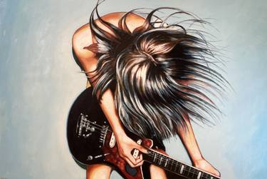 Original Pop Art Women Paintings by Thomas Saliot