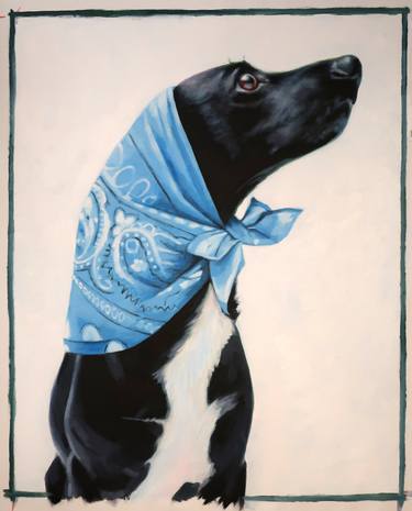 Original Dogs Paintings by Thomas Saliot
