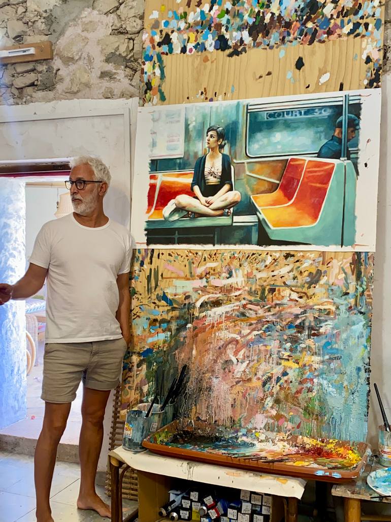 Original Figurative Women Painting by Thomas Saliot