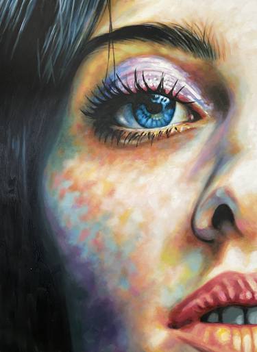 Original Figurative Women Paintings by Thomas Saliot