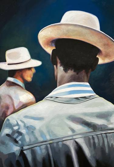 Original Figurative Men Painting by Thomas Saliot