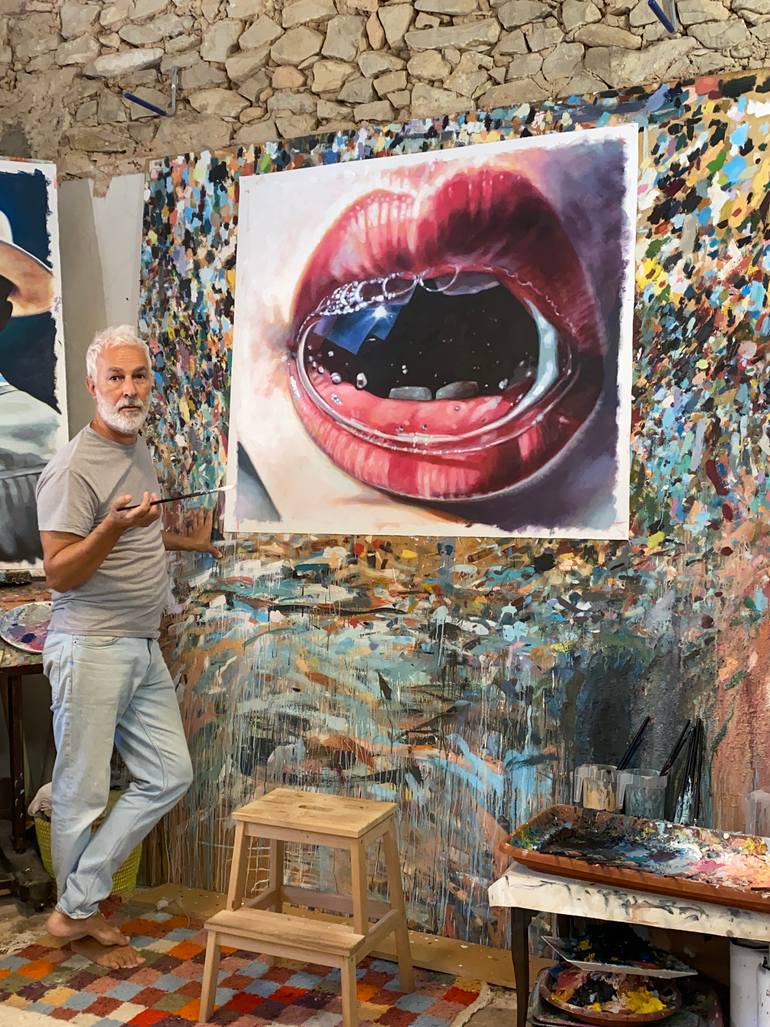 Original Pop Art Women Painting by Thomas Saliot