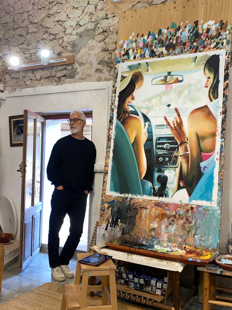 Original Figurative Women Painting by Thomas Saliot