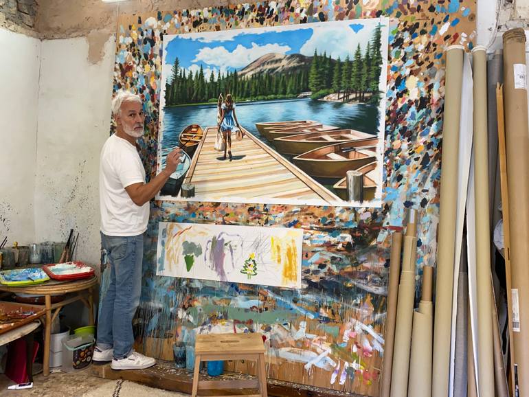 Original Classicism Nature Painting by Thomas Saliot