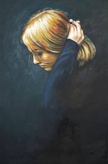 Original Classicism Women Paintings by Thomas Saliot