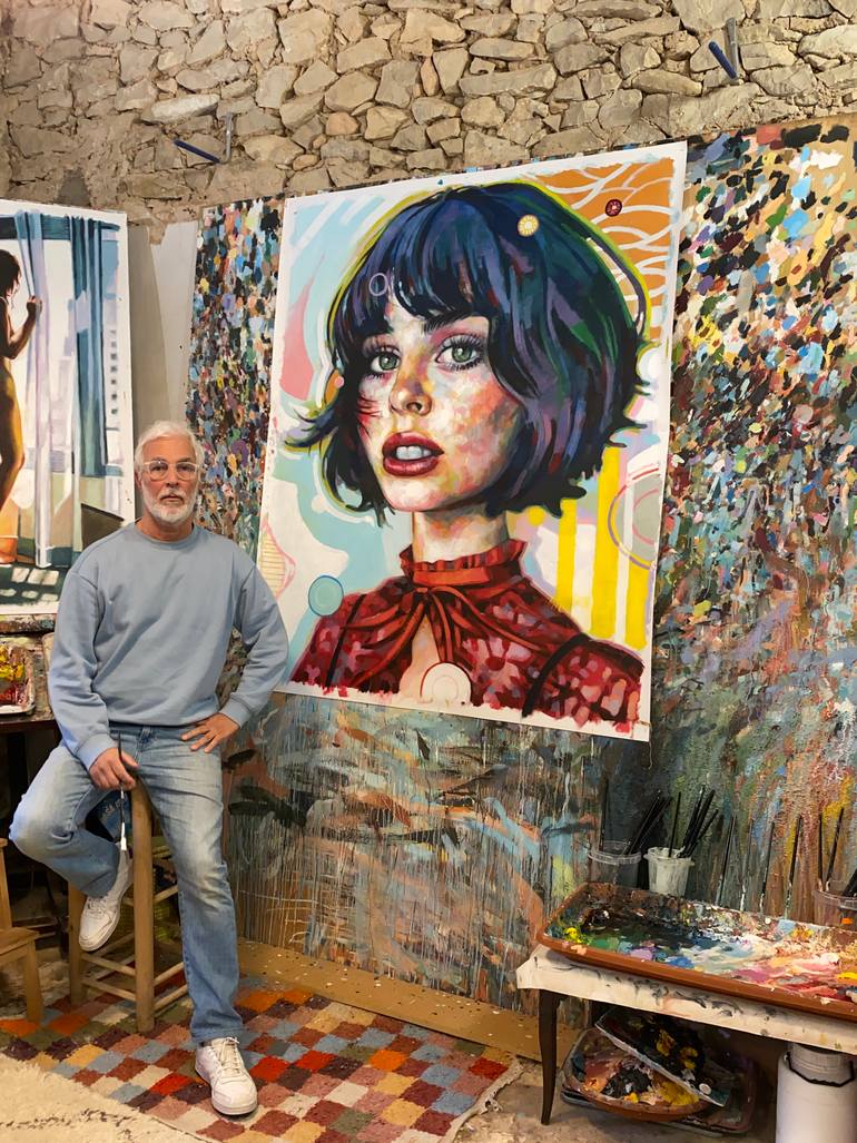 Original Figurative Women Painting by Thomas Saliot