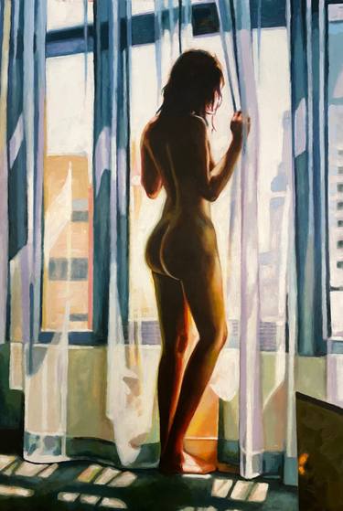 Original Figurative Women Paintings by Thomas Saliot