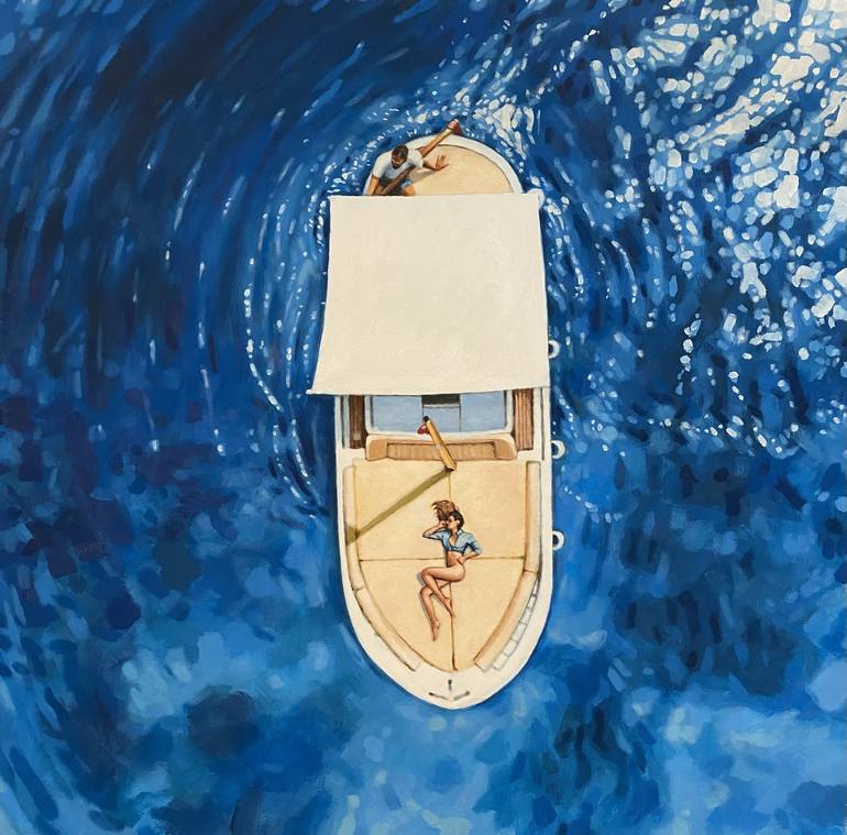 Print of Classicism Seascape Paintings by Thomas Saliot