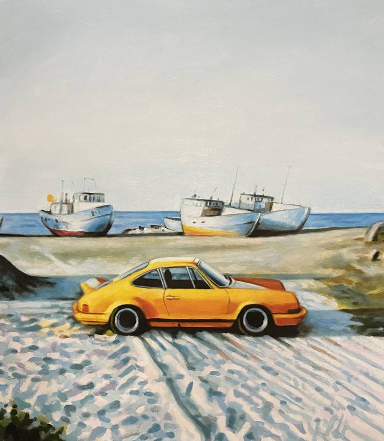 Original Classicism Car Paintings by Thomas Saliot