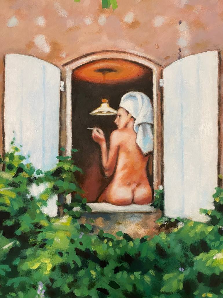 Original Figurative Women Painting by Thomas Saliot