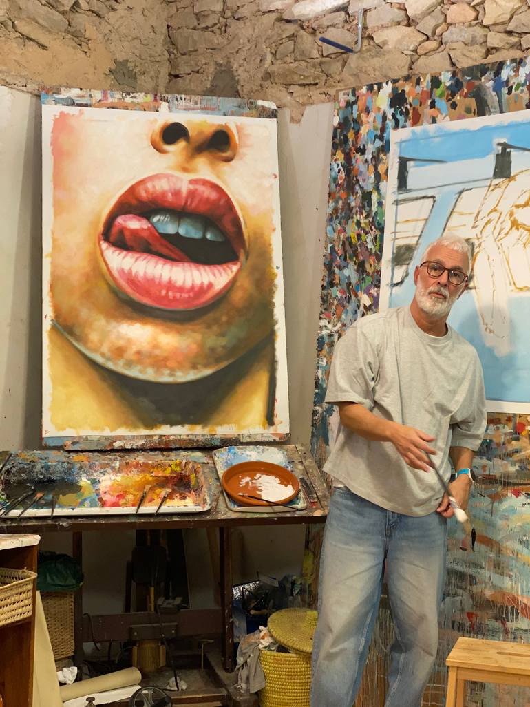 Original Classicism Women Painting by Thomas Saliot