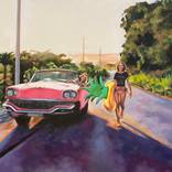 Pink cadillac by Thomas Saliot