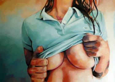 Print of Pop Art Nude Paintings by Thomas Saliot