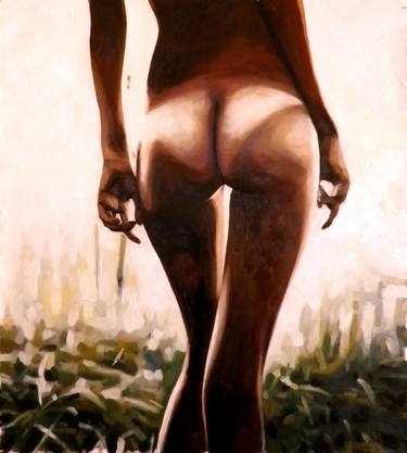 Print of Realism Nude Paintings by Thomas Saliot