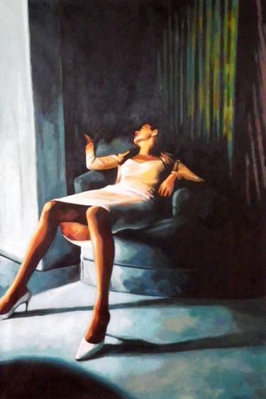 Print of Realism Nude Paintings by Thomas Saliot